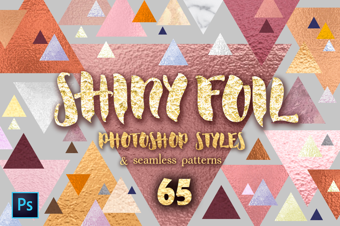 Download Shiny Foils Photoshop Layer Styles - Photoshop Collection