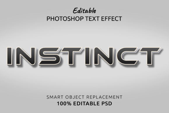 Download Instinct Photoshop Editable Text Effect - Photoshop Collection
