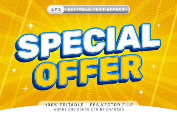 Download Special Offer 3d Text Effect - Premium Resources