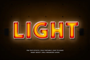 Download Light Neon 3d Text Effect Mockup - Neon 3d Collection