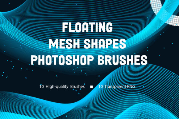 Download Floating Mesh Shape Photoshop Brushes - Photoshop Collection