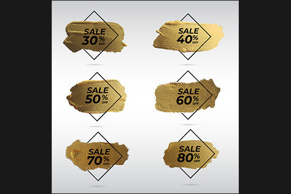 Download Gold Watercolor Brush with Sale Offer - Premium Resources